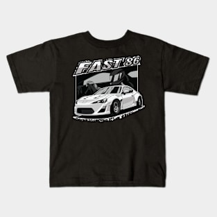 white gt86 Kids T-Shirt